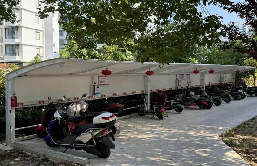 电瓶车充电桩实地案例