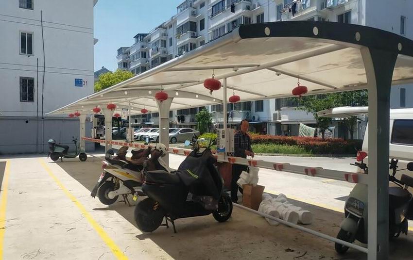 电瓶车充电桩实地案例