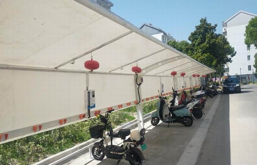 电瓶车充电桩实地案例